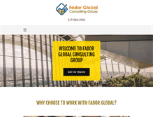 Tablet Screenshot of fadorglobal.com